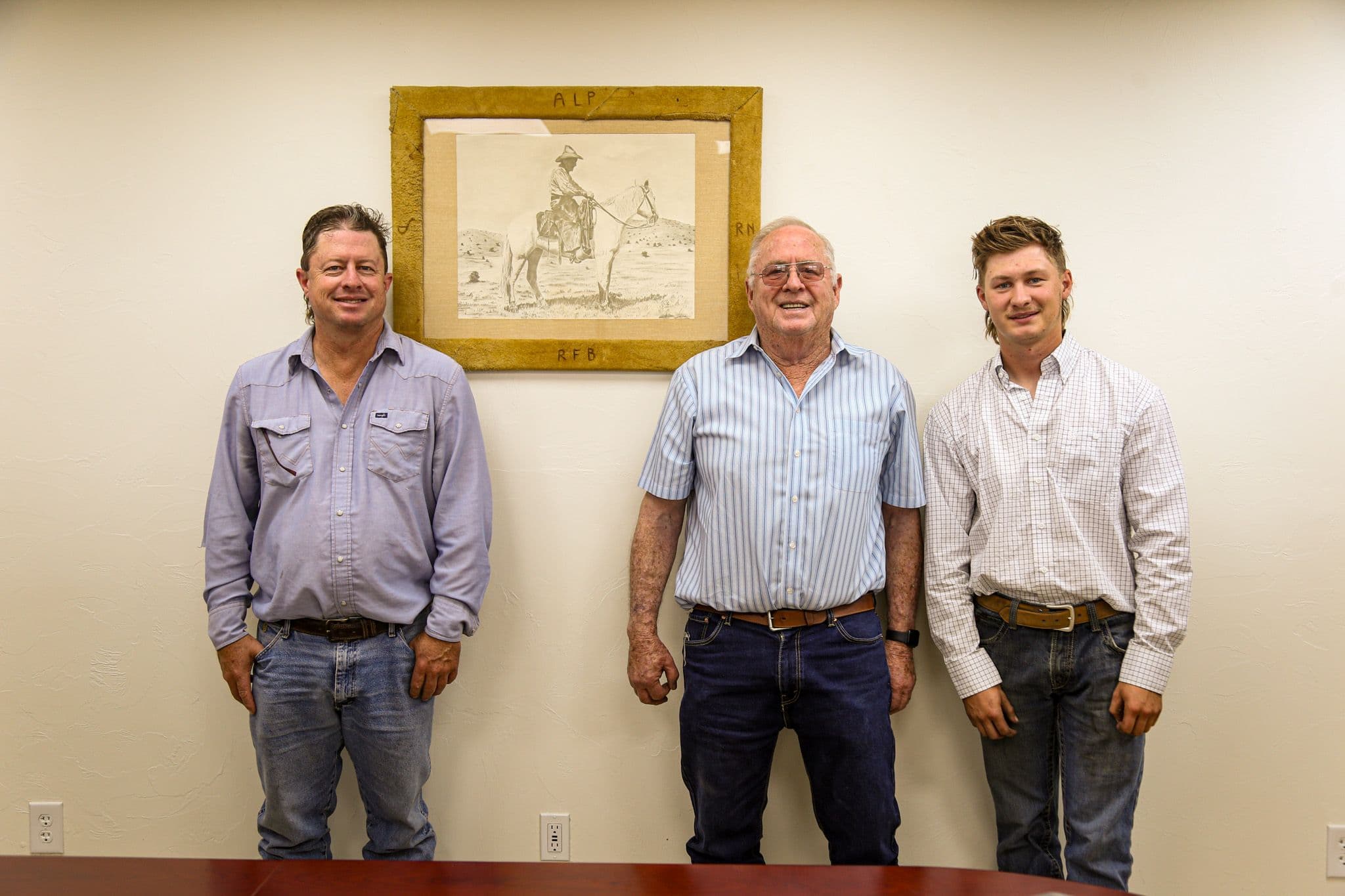 Three generations of the Netherlin family together in Artesia, New Mexico